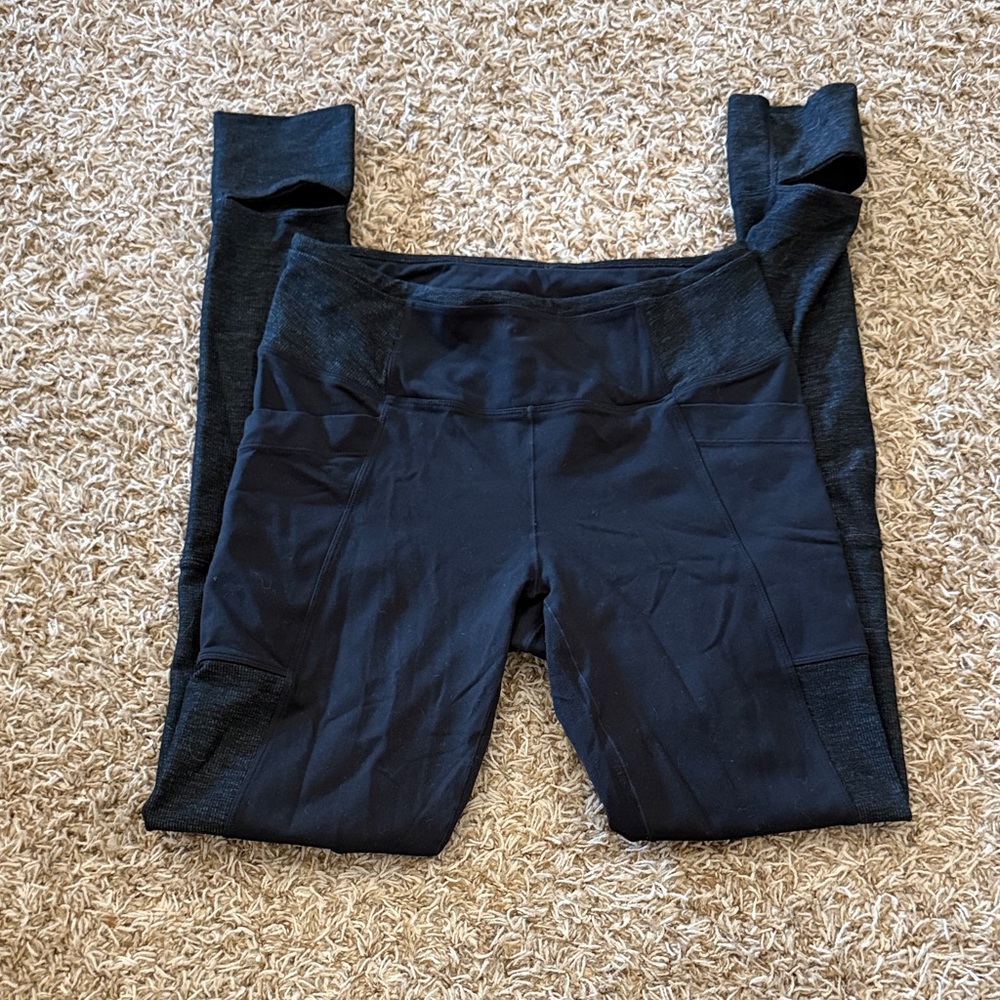 Prana black Leggings sz large Serafina